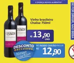 Paulistão Supermercados Vinho brasileiro Chalise oferta