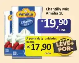 Paulistão Supermercados Chantilly mix amélia oferta