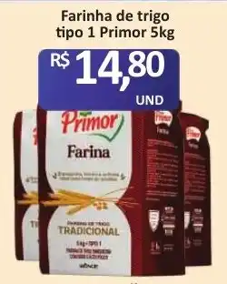 Paulistão Supermercados Farinha de trigo tipo 1 Primor oferta