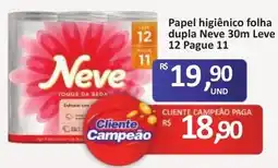 Paulistão Supermercados Papel higiênico folha dupla Neve oferta
