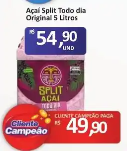 Paulistão Supermercados Açaí Split Todo dia Original oferta