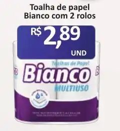 Paulistão Supermercados Toalha de papel Bianco com 2 rolos oferta