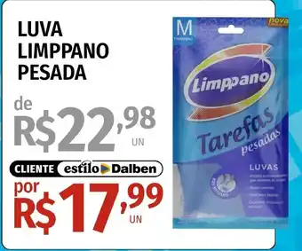 Luva limppano pesada