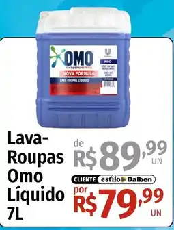 Supermercado Dalben Lava-roupas omo líquido oferta