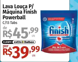 Supermercado Dalben Lava Louça P/ Máquina Finish Powerball oferta