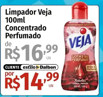 Limpador veja concentrado perfumado