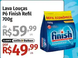 Supermercado Dalben Lava Louças Pó Finish Refil oferta