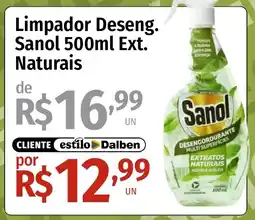 Supermercado Dalben Limpador Deseng. Sanol Naturais oferta