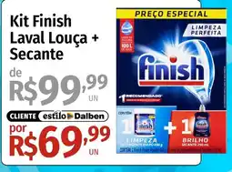 Supermercado Dalben Kit Finish Laval Louça + Secante oferta