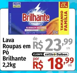 Supermercado Dalben Lava Roupas em Pó Brilhante oferta