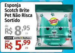 Supermercado Dalben Esponja scotch brite pet não riscas sortido oferta