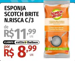 Supermercado Dalben esponja scotch brite n.risca c/3 oferta