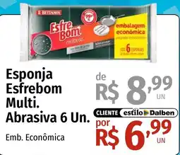 Supermercado Dalben Esponja Esfrebom Multi. Abrasiva oferta