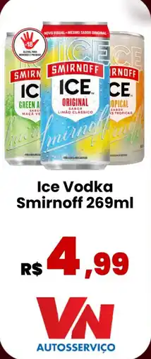 VN Autosserviço Ice Vodka Smirnoff oferta