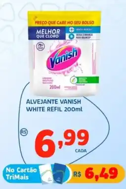 Trimais Supermercado Alvejante vanish white refil oferta