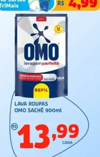 Lava roupas omo sachê