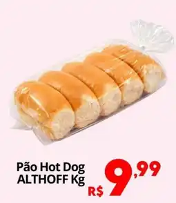 Althoff Supermercados Pão Hot Dog Althoff oferta