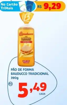 Trimais Supermercado Pão de forma bauducco tradicional oferta