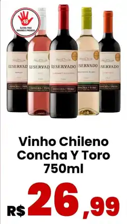 VN Autosserviço Vinho chileno concha y toro oferta