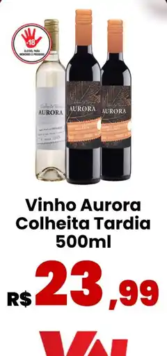 VN Autosserviço vinho aurora colheita tardia oferta