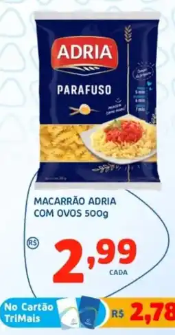 Trimais Supermercado Macarrão adria com ovos oferta