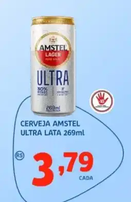 Trimais Supermercado Cerveja amstel ultra lata oferta