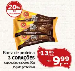 Cometa Supermercados Barra de proteína 3 corações oferta