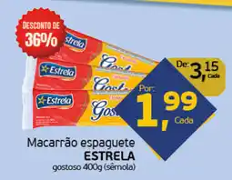 Cometa Supermercados Macarrão espaquete estrela oferta