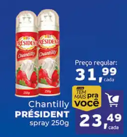 Cometa Supermercados Chantilly président spray oferta