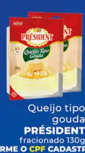 Cometa Supermercados Queijo tipo gouda président oferta