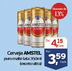 Cometa Supermercados Cerveja amstel puro malte lata oferta