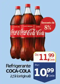 Cometa Supermercados Refrigerante coca-cola 2,5l (original) oferta