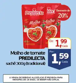Cometa Supermercados Molho de tomate predilecta sachê 300g (tradicional) oferta