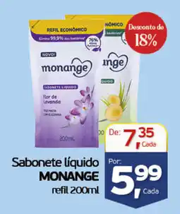 Cometa Supermercados Sabonete líquido monange refil oferta