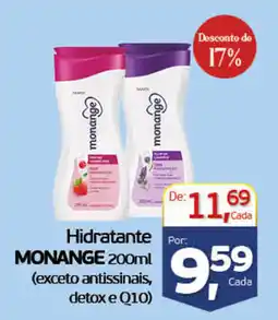 Cometa Supermercados Hidratante monange oferta