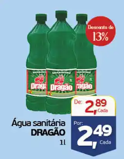 Cometa Supermercados Água sanitária dragão oferta