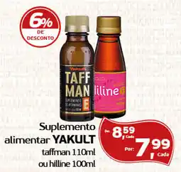 Cometa Supermercados Suplemento alimentar yakult taffman ou hilline oferta