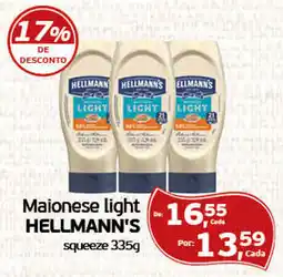 Cometa Supermercados Maionese light hellmann's oferta