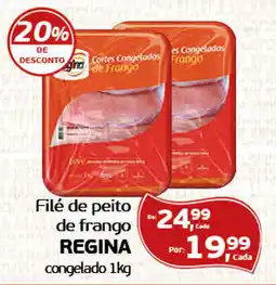 Cometa Supermercados Filé de peito de frango regina oferta