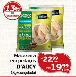Cometa Supermercados Macaxeira em pedaços d'aucy oferta