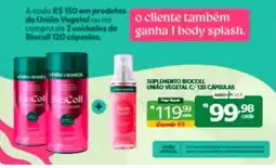 Nidobox suplemento biocoll união vegetal c/ 120 cápsulas oferta