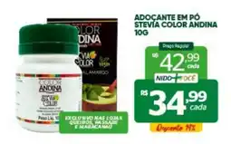 Nidobox Adoçante em pó stevia color andina oferta