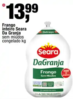 Frangolândia Frango inteiro Seara Da Granja sem miúdos oferta