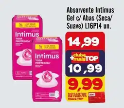 Rede Top Absorvente intimus gel c/ abas oferta
