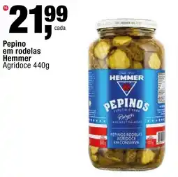 Frangolândia Pepino em rodelas hemmer agridoce oferta