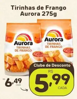 Tirinhas de frango aurora