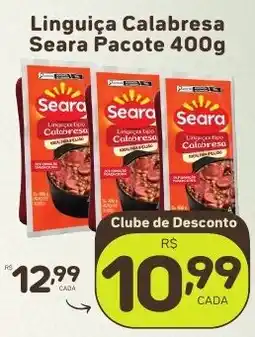 Rede uniforça Linguiça Calabresa oferta