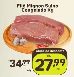 Rede uniforça Filé Mignon Suíno Congelado Kg oferta