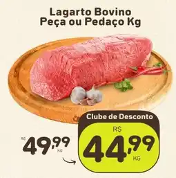 Rede uniforça Lagarto Bovino Peça ou Pedaço Kg oferta