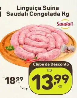 Rede uniforça Linguiça Suína Saudali Congelada oferta